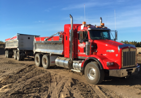 Malcolm Contracting Truck and Hauler